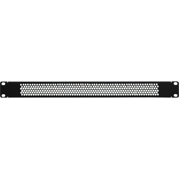 Navepoint 1U Blank Rack Mount Panel Spacer With Venting For 19-Inch Server Network Rack Enclosure Or Cabinet Black