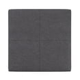 thumbnail image 6 of Gabbie 36"WD Contemporary Square Coffee Table Storage Ottoman in Slate Gray, 6 of 12