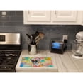 thumbnail image 4 of French Bulldog Hippie Dawg Glass Cutting Board Large 12 in x 15 in, 4 of 5