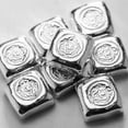 thumbnail image 3 of 1 oz Silver Bar - Hand Cast .999 Silver Square w/ Scottsdale Mint Lion Hallmark, 3 of 4
