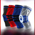 thumbnail image 1 of Rodilleras de silicona anticolisión para ciclismo, soporte de resorte para baloncesto, montañismo, carrera, fitness, deportes al aire libre, equipo de protección, 1 of 5