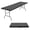 Black-8 FT, variant on 4ft Folding Table Half Portable Foldable Picnic For Office Home Camping Party (black 4 Ft)