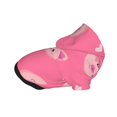 thumbnail image 2 of Cauagu Cartoon Pigs and Hearts Pattern Winter Pet Hoodie Sweatshirts- Dog Hoodie Sweater with Leash Hole - Cute Dog Hoodie - Pet Clothes Puppy Cat Custume -X-Small, 2 of 8