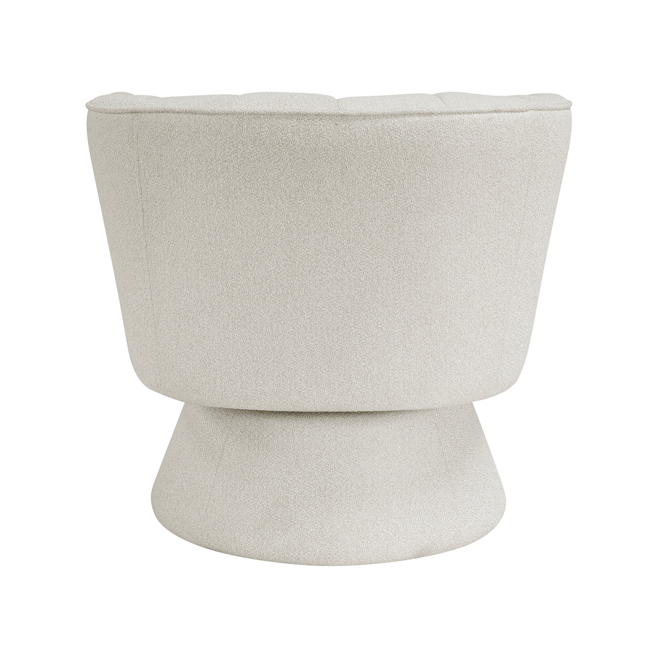 OakvillePark Liora Vale Boucle Swivel Barrel Chair, Beige