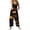 Dark Gray, variant on Womens Halloween Jumpsuits Castle Skeleton Sleeveless Backless Horror Overalls Ghost Skull Halter Spooky Rompers, L