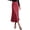 Bean Paste Pink, variant on Womens Spring Summer Long Satin Skirt Silk Elegant High Waist Cocktail Party Wedding Flowy A-Line Midi Skirts