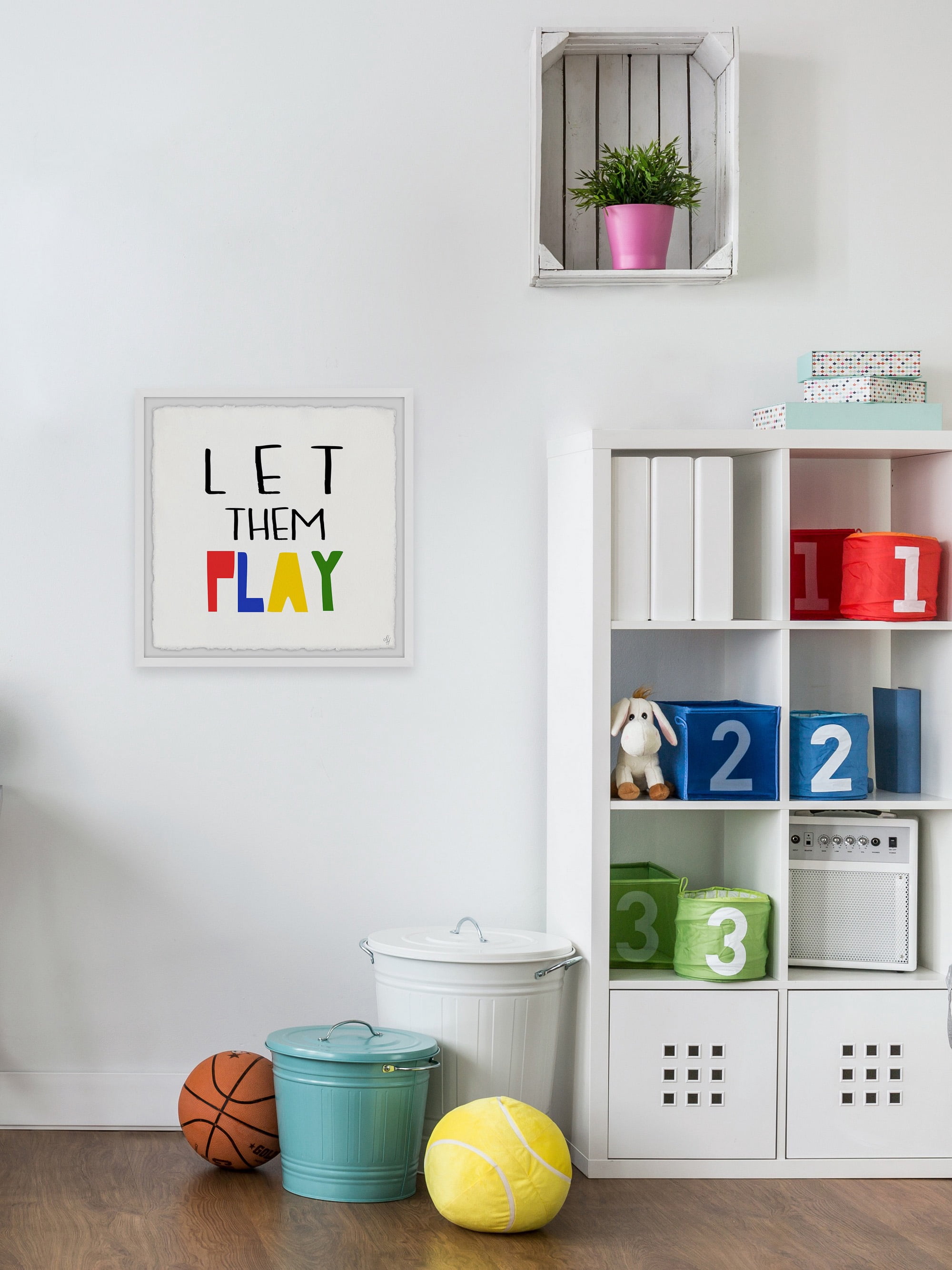 Marmont Hill Let Them Play Framed Wall Art