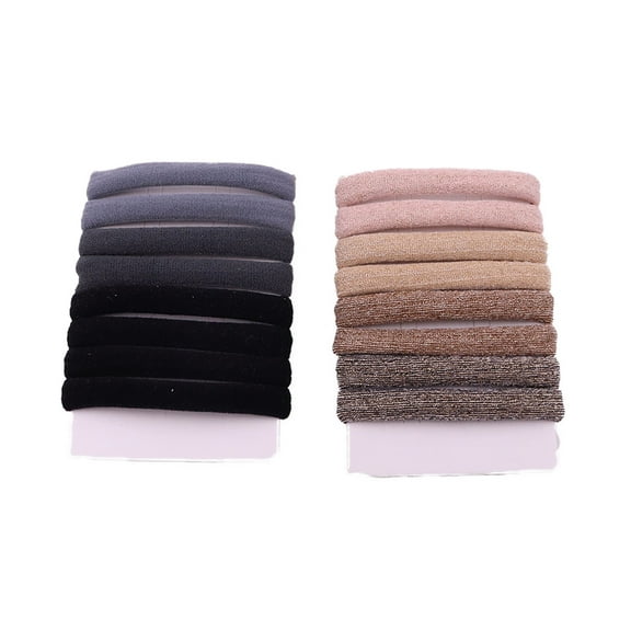 TELOLY 16Pcs Hair Ties,High Elasticity Rubber Bands,Durable Design Scrunchies