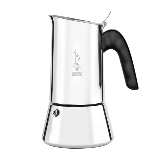 Cafetera Bialetti Venus de acero inoxidable para inducción, 6 tazas