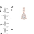 thumbnail image 4 of Diamaison 1/2 Cttw Natural White Diamond Pear Shape Earrings for Adult in 10Kp Gold, 4 of 5