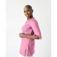 thumbnail image 5 of Dale Keyhole Cutout 3/4 Sleeve Single Layer Tunic, 5 of 10