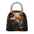 thumbnail image 1 of Fotbe Floral Fox Bolsa de Almuerzo con Estampado, Lonchera Aislada, Contenedor de Comida Reutilizable Tipo Cooler a Prueba de Fugas, 1 of 6