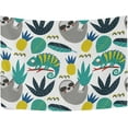 thumbnail image 3 of Coolnut Sloth Tapestry Washable Polyester Art Wall Hanging Blanket for Living Room Bedroom Dorm Party, 60 x 40 Inch Home Decor Gifts, 3 of 7