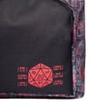 thumbnail image 3 of Dungeons and Dragons Backpack All Over Print Logo new Official Red, 3 of 5