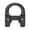Black, variant on YAHHU Premium Aluminum Archery Metal D Loop U Shape Ring Compound Bow Arrow Nocking Point Shooting Protection Aid Accessory Black 2.75 inches / 6.98 cm