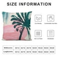 thumbnail image 5 of COMIO  Throw Pillow Covers Vintage Palm Banana Leaves Cushion Pillow Case Home Decor Pillowcase, 5 of 5