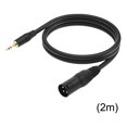 thumbnail image 3 of Cable XLR 3 5 Mm A Pines Mini Jack 1/8 Pulgadas Adaptador (2m), 3 of 9