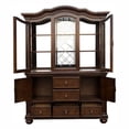 thumbnail image 6 of Home Elegance Lordsburg 5 Drawer Buffet & Hutch in Dark Brown, 6 of 7