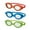 Red/Blue/Green, variant on Dolfino Youth Tinted Swim Goggles with Silicone Strap and UV Protection for Children, Multi-Color (3 Pack)