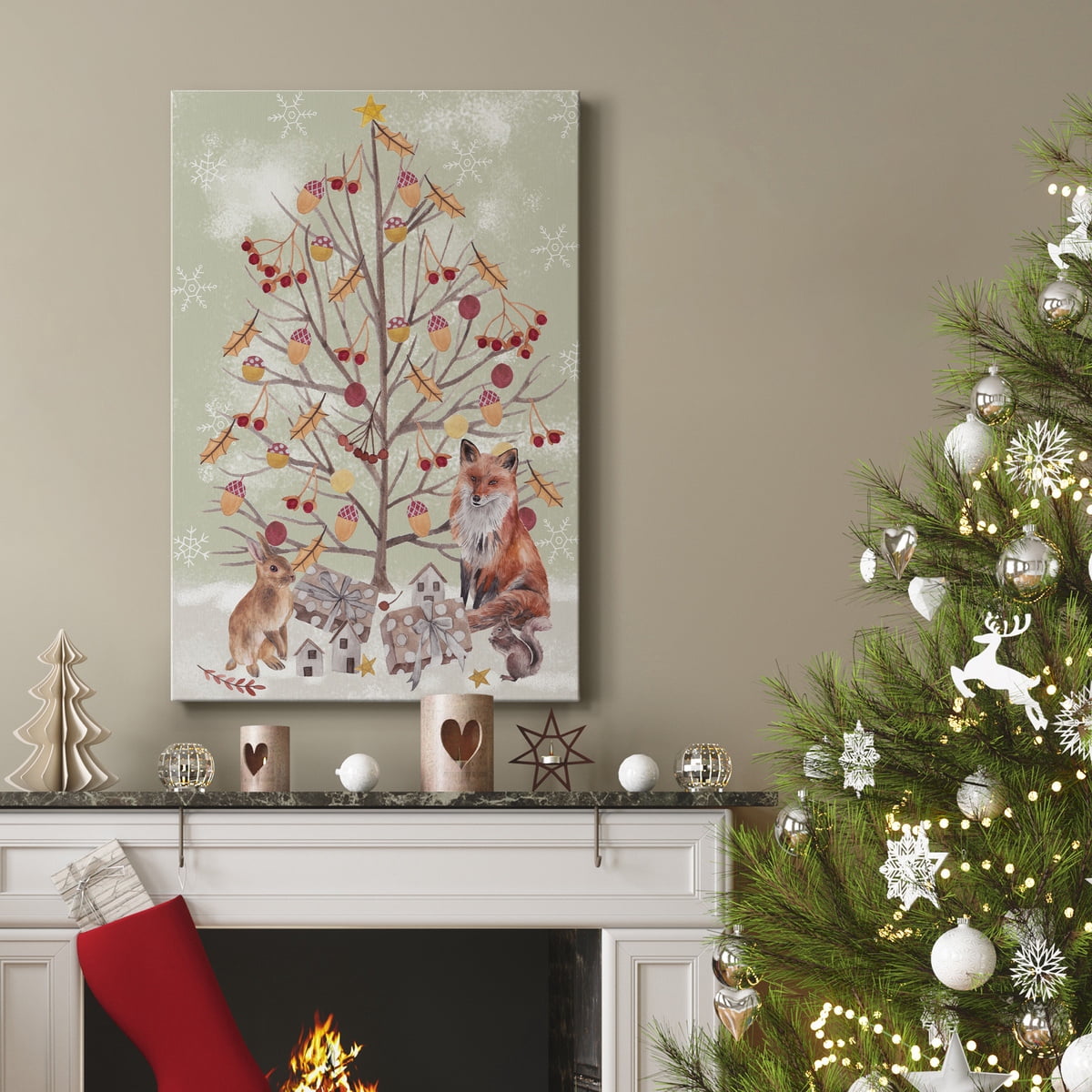 Christmas Time Collection B- Gallery Wrapped Canvas