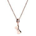 thumbnail image 4 of Charm para Pulsera LuckyLy, Dije de Hueso de Perro, Acero Inoxidable y Zirconia Cúbica, Modelo Fetch rosa UNITALLA, 4 of 8