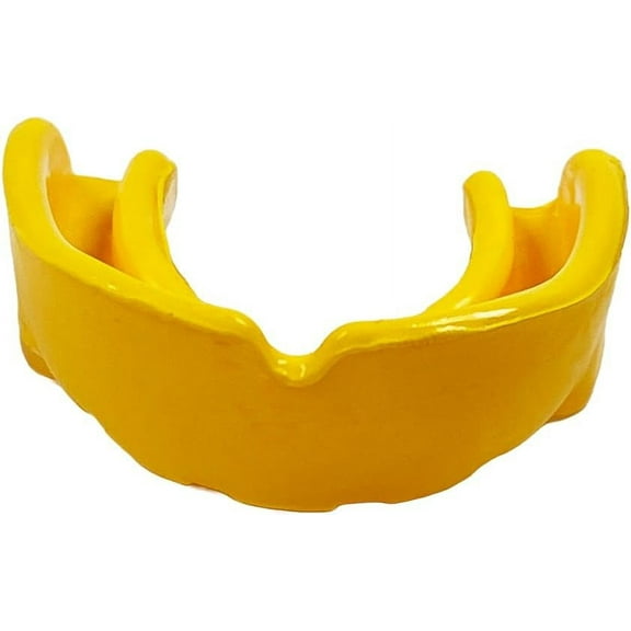 Ultimate Comfort and Protection Customizable Mouthpiece for Personalized Fit and Reliable Protection - Perfect for MMA, Boxing, Martial Arts, and All Contact Sports, Yellow