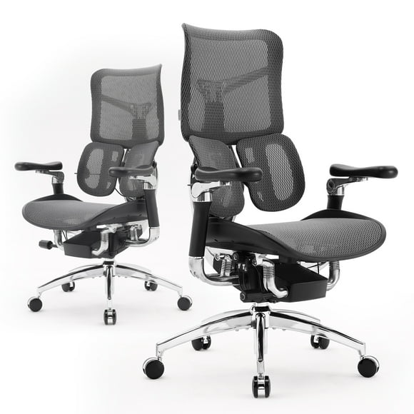 SIHOO Ergonomic Computer Chair Doro-S300 Mesh Office Chair 135-Degree Luxury Recline Chair with SIHOO Design Zero-Gravity Mechanism-6D Coordinated Armrests High-Back Desk Chair for 300 lbs-Black
