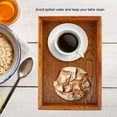 thumbnail image 4 of Bandeja De Té De , Plato De Mesa Para Servir, Anticorrosión, Ligero Y Portátil, Estilo Elegante Y Simple, Se Puede Utilizar Para Té, Café, Refrigerios, Tazas De Agua Y, 4 of 7