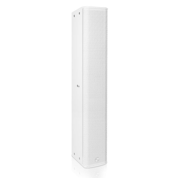 Sound Town High-Power 1300W Passive Column Line Array Speaker with 6x5 Woofers, Dual Compression Drivers, Birch Plywood, Wall Mount, for Installations, Conference, White (CARPO-P12W)