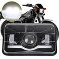 thumbnail image 5 of 4x6 LED Headlight with High/Low Beam and DRL for Off-Road Motorcycles, 6000K Color Temperature, 45W Power, Polycarbonate Lens and Aluminum Alloy Housing, 5 of 9