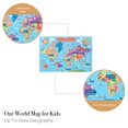 thumbnail image 4 of Kid's Wall Map, World, 24" X 36", 4 of 10