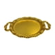 thumbnail image 2 of Bandeja para servir fruta, plato de metal, elegante, versátil, para decoración del hogar, postre, aperitivos 23.5 cmx18 cm, 2 of 9