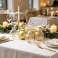 thumbnail image 6 of 24Pcs Gold Christmas Ball Ornaments, Shatterproof Clear & Glitter Gold Xmas Baubles, Christmas Tree Hanging Decorations for Wedding Holiday Party Home Decor, 6 of 6