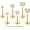 Gold 18G Bar-6/7/8mm&CZ-2/3/4mm, variant on 18G Flat Back Earrings Stud G23 Titanium Threadless Tragus Labret Cartilage Lip Medusa Conch Body Piercing accessories Hypoallergenic for Women Men