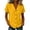 08-Yellow, variant on Women's Cotton Linen Lapel Collar Casual Top Solid Button-Down Blouse Short Sleeve Shirts , S-3xl