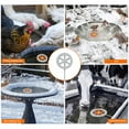 RKZDSR Thermostatically Controlled Heated Bird Bath Heater Outdoor