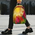 thumbnail image 2 of Lukts Rose Psychedelic Pattern 15 Inch Student Backpack, Waterproof Laptop Backpack with Adjustable Shoulder Straps, Lightweight Travel, Campus Backpack, Unisex, 2 of 6
