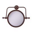 thumbnail image 2 of Allied Brass RDM-4/5X Retro Dot Collection Wall Mounted Swivel 8 Inch Diameter with 5X Magnification Make-Up Mirror, Antique Copper, 2 of 3