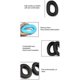 thumbnail image 3 of 2 pieces for Sennheiser GSP ear pads for Sennheiser GSP 300 GSP301 302 303 350 370 ear pads, 3 of 5