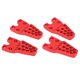 thumbnail image 2 of 4 piezas RC coche aleación de aluminio amortiguador montaje para SCX10 1/10 RC Crawler mejora piezas rojo, 2 of 8