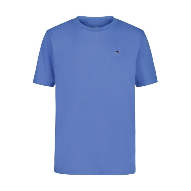 Camiseta Tommy Hilfiger para niños, manga corta, cuello redondo, 10-12 años