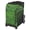 Black Frame [Non-Flashing Wheels], variant on Zuca 18" Sport Bag - Green Screen with Flashing Wheels (Green Frame)