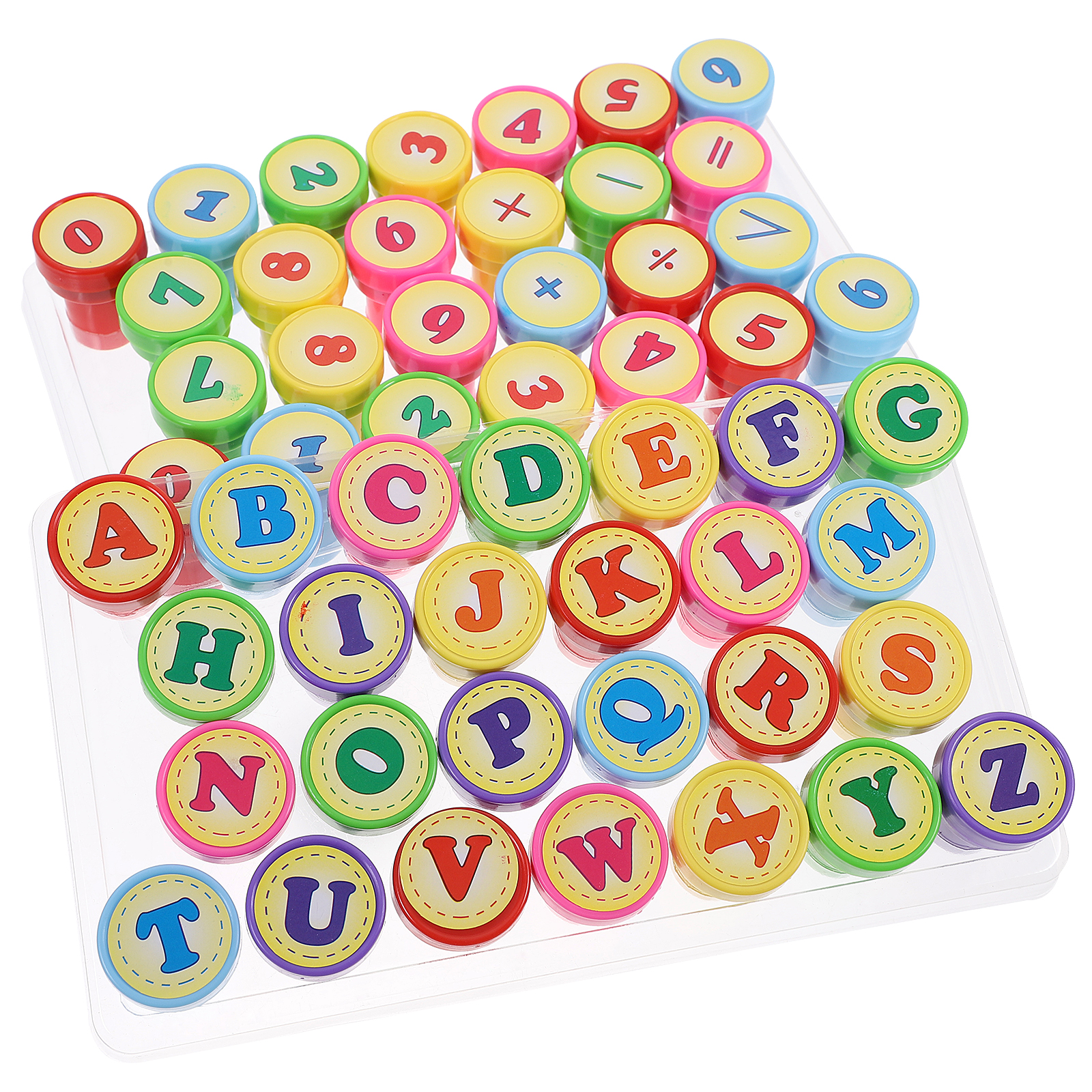 Kids Stampers Stamps Alphabet Stamp Learning Letter Ink Number Toys