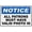 Warning Sign 2, variant on Patrons Must Have Valid Photo Id Sign 8"x12", Aluminum Tin Warning Signs for Home Outdoor Garden, Weatherproof Security Sign for Business