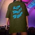 thumbnail image 4 of Fesfesfes Cute Tshirt for Women Loose T Shirts For Women Plus Size Slogan Graphic Drop Shoulder Short Sleeve Tops Summer Loose Pullover Tees Ladies T Shirts L(US:8), 4 of 8