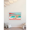 thumbnail image 4 of By the Pool II Framed Painting Print, 4 of 6