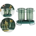 thumbnail image 4 of Caja de almacenamiento multifunción para palillos, escurridor para encimera, cocina y hogar. verde, 4 of 9