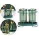 thumbnail image 4 of Palillos multifunción Estante de drenaje Estante de secado Vajil Estante de almacenamiento Cubiertos para el escritorio del hotel de comedor verde perfecl Soporte para cubiertos, 4 of 8