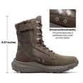 thumbnail image 3 of Botas Tácticas Militares de Cuero para Hombre NORTIV 8 con Cierre Lateral de 20 cm, 3 of 8