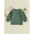 thumbnail image 4 of Liacowi Baby Boys Girls Halloween Outfits 3 6 12 18 24 Months Infant Autumn Winter Sweatshirts Long Sleeve Round Neck Letter Print Pullovers Infant Fall Loose Fit Tops, 4 of 8